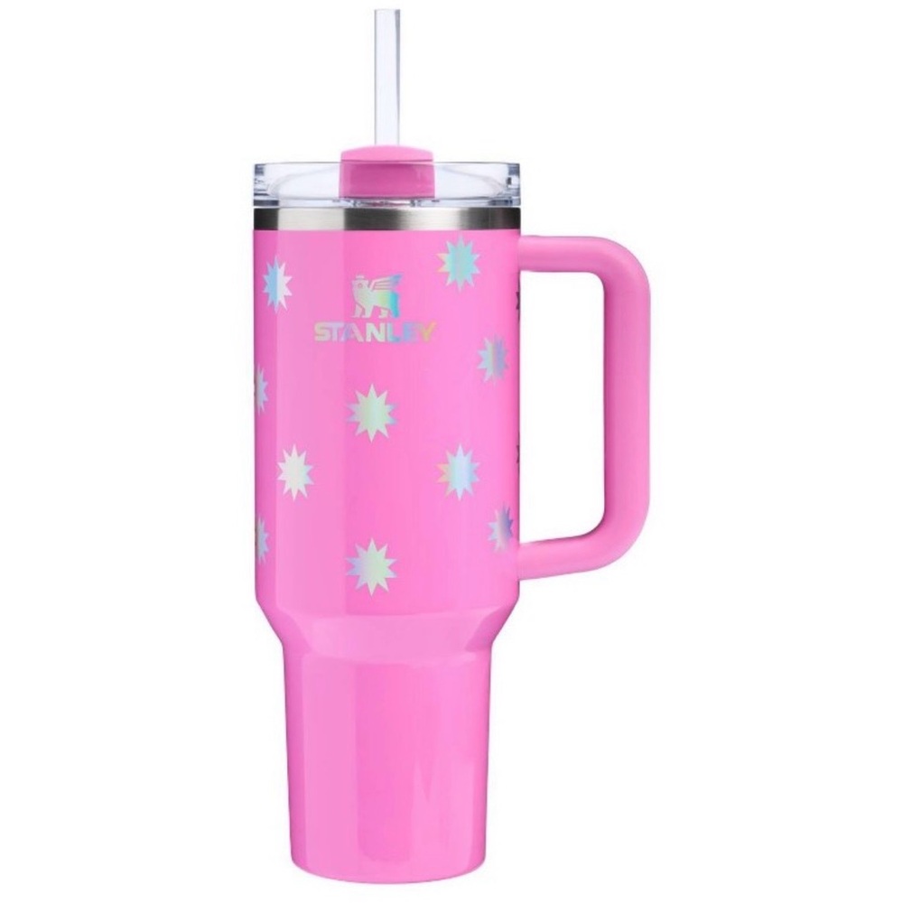 Stanley Bright Pink Star Tumbler ⭐️